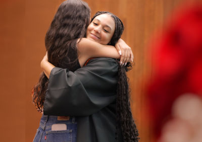 hugging