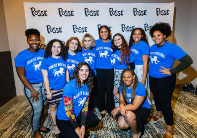 New Mount Holyoke College Posse Scholars at the 2020 Awards Ceremony.