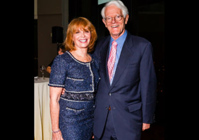 Power of 10 honorees Carolyn and Peter S. Lynch. [credit: Dana J. Quigley]