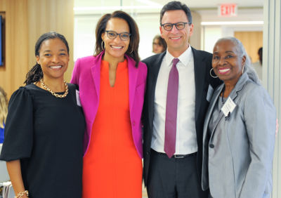 CNN's Nia-Malika Henderson (second from left) with Posse staff and board members.