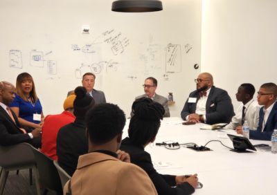 A panel discussion at Posse Atlanta's Winter Career Day, hosted by WarnerMedia.