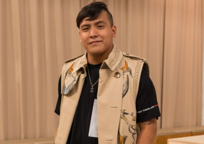 Person in vest
