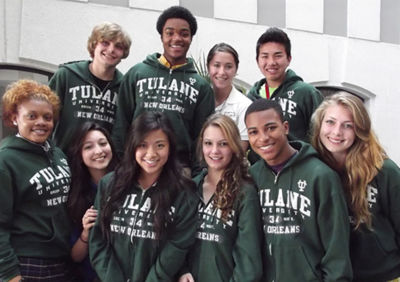 The first Tulane University Posse from New Orleans.