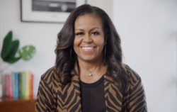 Michelle Obama, April 2021. 