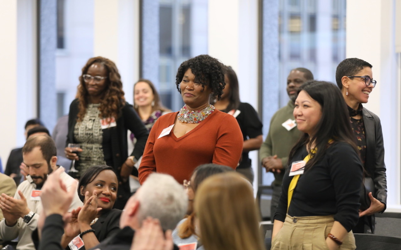 Guests at the Posse Chicago anniversary celebration.