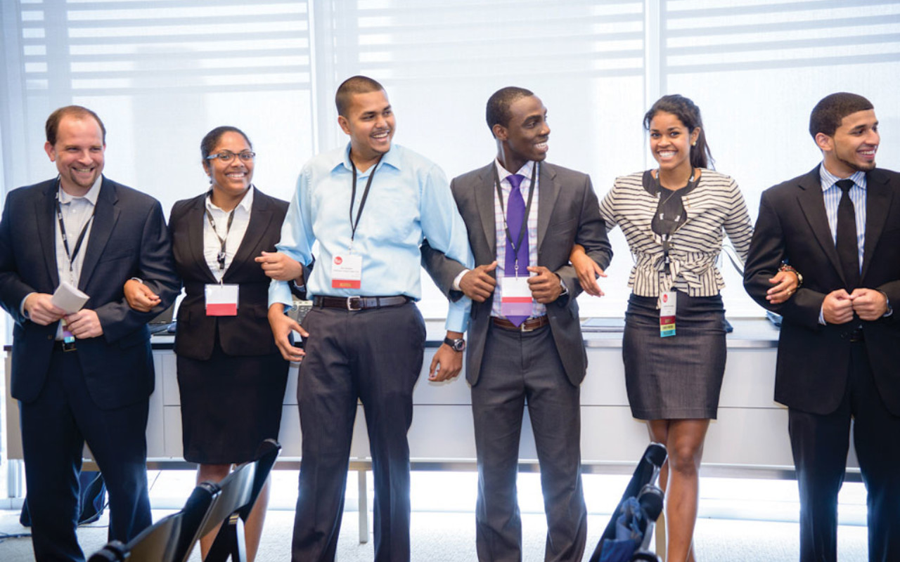 Posse alumni participate in a workshop activity during the National Posse Alumni Leadership Conference.