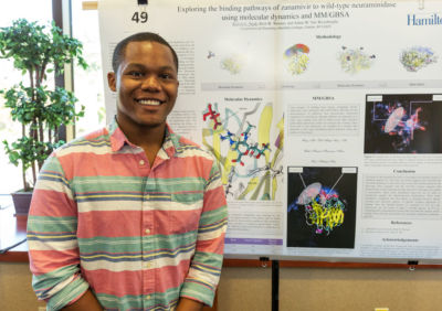 Hamilton College Posse Scholar Kalvin Nash.