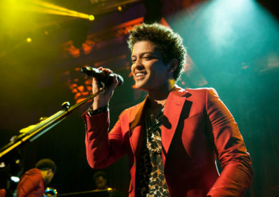 Bruno Mars performed at Posse's Annual Gala, An Evening of Stars.