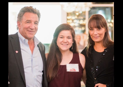 Honorees Steve Wyatt and Andrea Gomez with Posse President and Founder Deborah Bial.