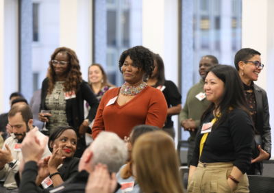 Guests at the Posse Chicago anniversary celebration.