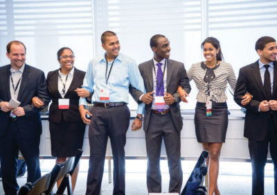 Posse alumni participate in a workshop activity during the National Posse Alumni Leadership Conference.