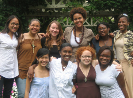 *Back row, from left:* Winnie Hien, Paoli Roman, Julia Ryan, Liana Donahue, Allegra Fletcher, Valerie Pierre. *Front row, from left:* Jessica Wong, Gabrielle Farrell, Adeline Rutkowski-Ansell, Praise Agu.