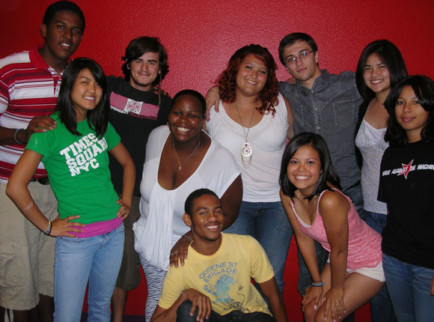 *Back row, left to right:* Erin Whalen, Lorejune Fernandez, Andrew &#8216;AJ&#8217; Johnson, Leontinae Layton, Lizeth Gutierrez, Vardges Khachatryan, Elaine Teo, Nidia Bautista.*Front row, left to right:* Isiah Iboko, Melissa Vasquez.