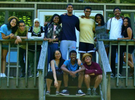 *Back row, from left:* Claudia Esteva, Joel Cepeda, Rana Abdelhamid, Spencer Salibur, Dillon Cope, Suraj Patel, Priscilla Odinmah, Philip Williams, Cindy Alvarado. *Front row, from left:* Karen Liu, Andrew Snow, Zeke Caceres.