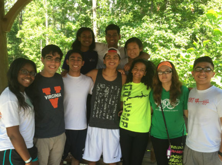 Back row from left: Kiara Cooper, Ronnie Kuriakose, Andrea Nicole Aquino. Front row from left: Stephanie Brobbey, Zaakir Tameez, Azam Khalfe, Luis Schwedler, Daniela Mengesha, Jennifer Molina, Moises Mendoza.