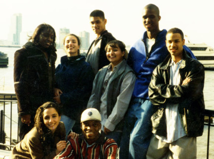 *Back row, from left:* Temitope Ajibade, Vanessa Gallo, Carl Manalo, Zainab Muzaffar, Rob James, D'Wayne Pietro. *Front row, from left:* Brunilda Estrada, Everol Richards.